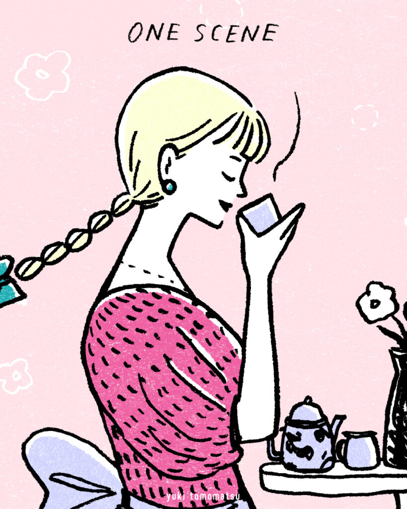 イラストレーター トモマツユキ｜ONE SCENE ｜旅行｜イラストレーション