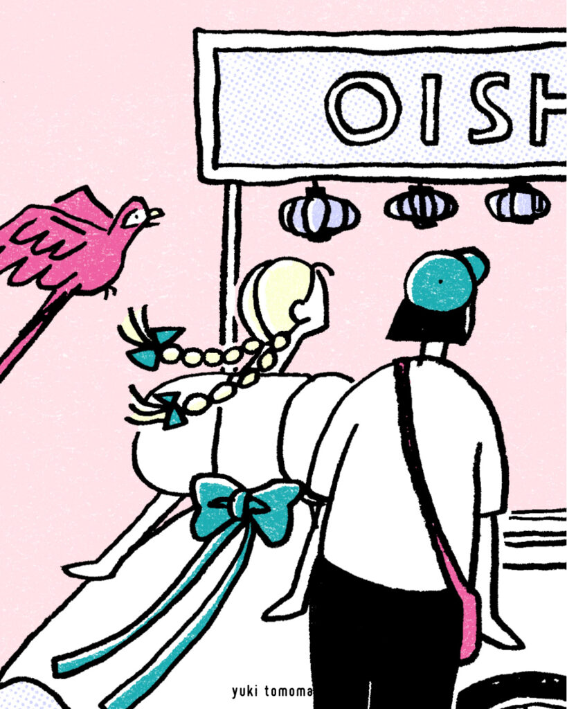 イラストレーター トモマツユキ｜ONE SCENE ｜旅行｜イラストレーション