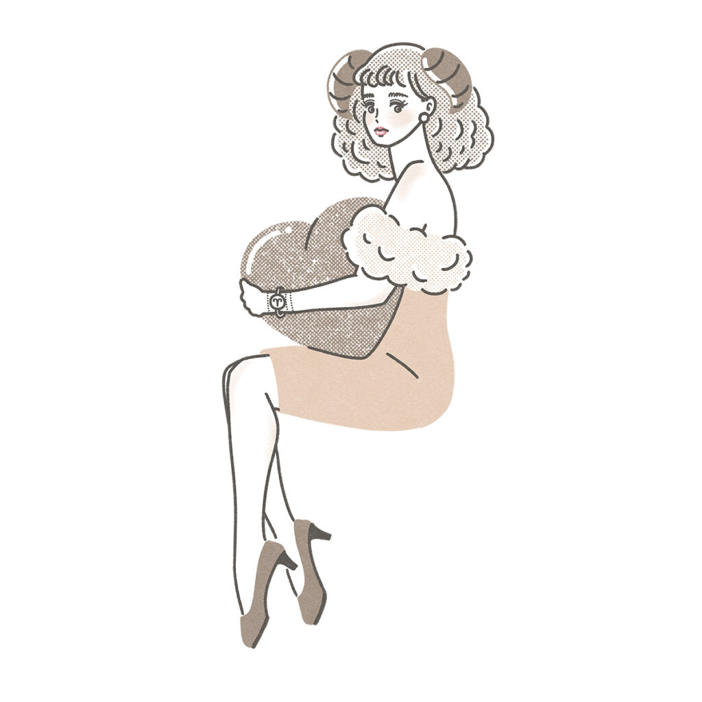 おひつじ座|『Ray』2024年1月号『2024上半期 LOVE HOROSCOPE』|トモマツユキ|WORKS