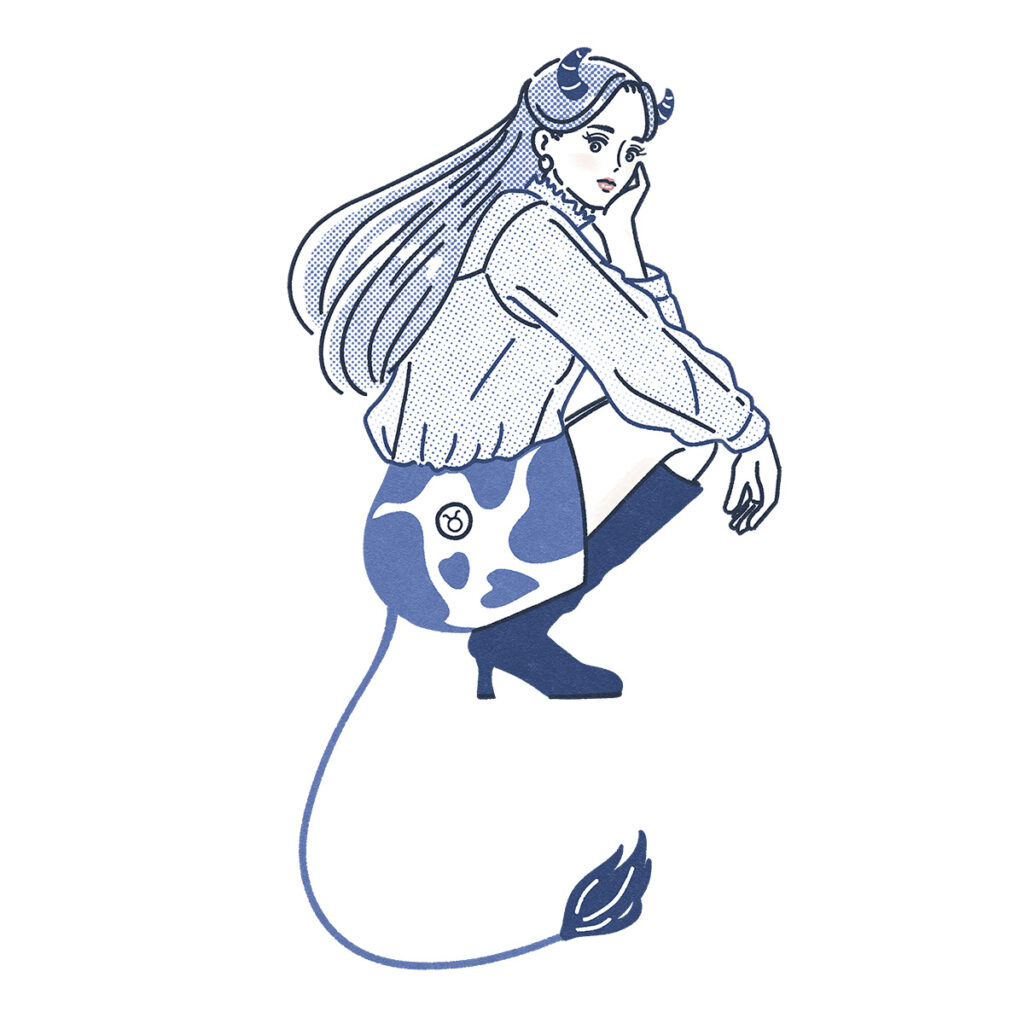 おうし座|『Ray』2024年1月号『2024上半期 LOVE HOROSCOPE』|トモマツユキ|WORKS