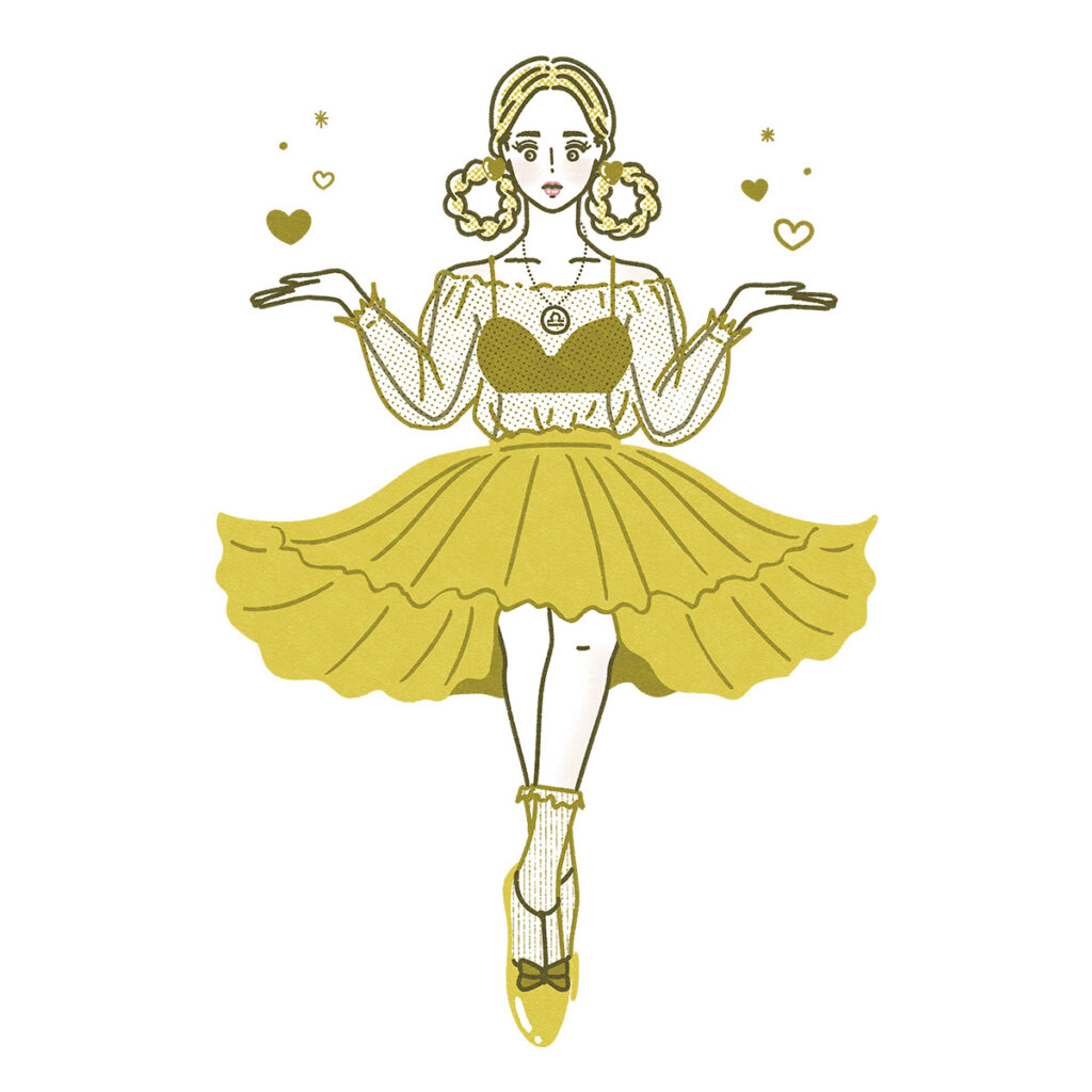 てんびん座|『Ray』2024年1月号『2024上半期 LOVE HOROSCOPE』|トモマツユキ|WORKS