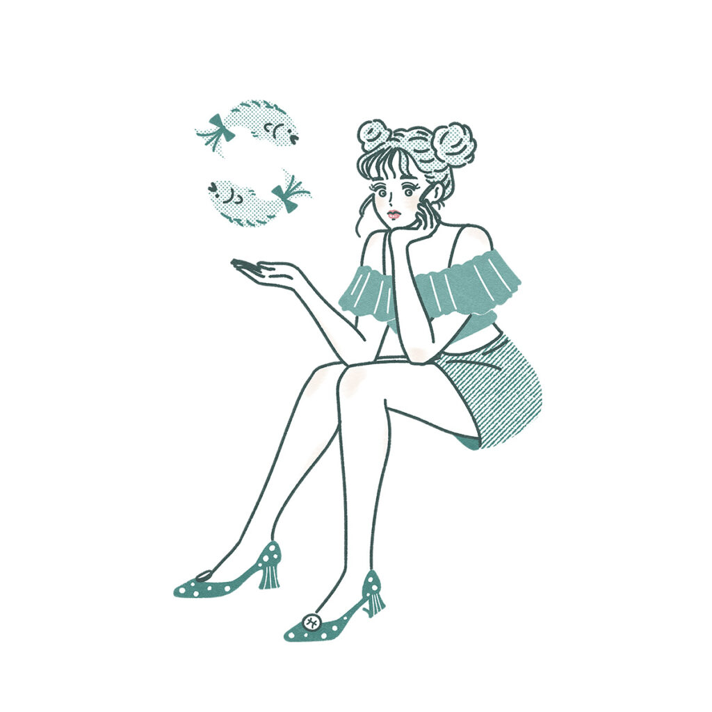 魚座|『Ray』2024年1月号『2024上半期 LOVE HOROSCOPE』|トモマツユキ|WORKS