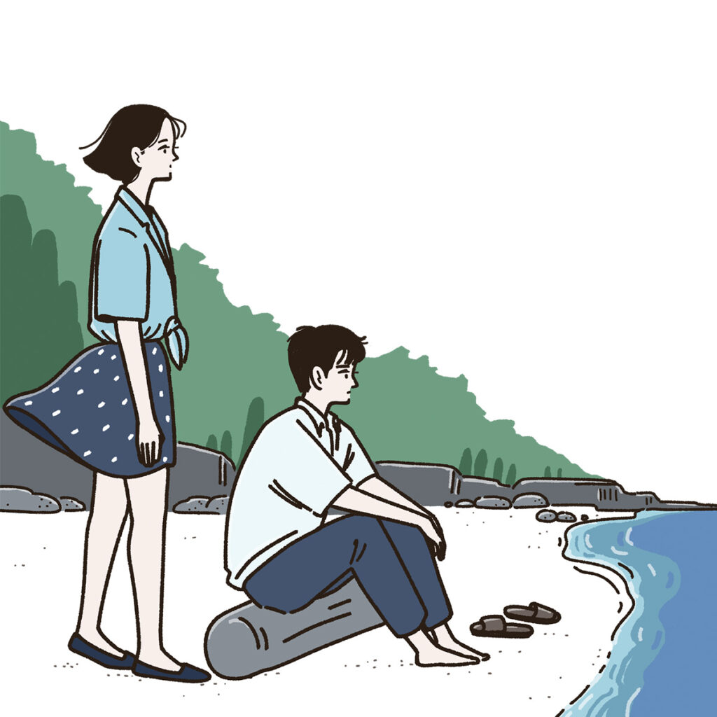 映画『旅と日々』イラストコラム｜トモマツユキ｜WORKS