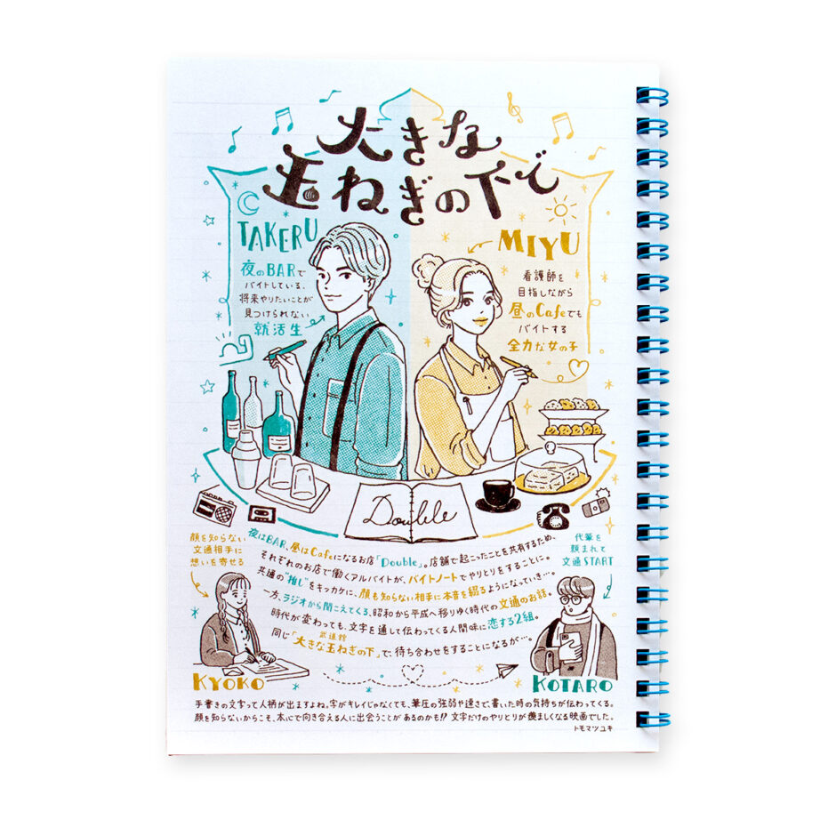 映画『大きな玉ねぎの下で』イラストコラム｜トモマツユキ｜WORKS